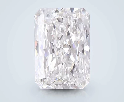 4.18ct F VVS2 Rare Carat Ideal Cut Radiant Lab Grown Diamond