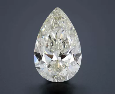 4.50ct J SI1 Rare Carat Ideal Cut Pear Diamond