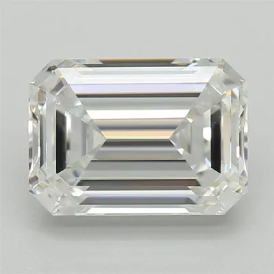 1.42ct E VVS2 Rare Carat Ideal Cut Emerald Lab Grown Diamond