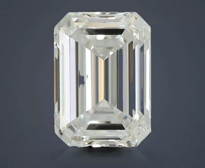 1.42ct E VVS2 Rare Carat Ideal Cut Emerald Lab Grown Diamond