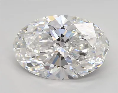 3.53ct D VS1 Rare Carat Ideal Cut Oval Lab Grown Diamond
