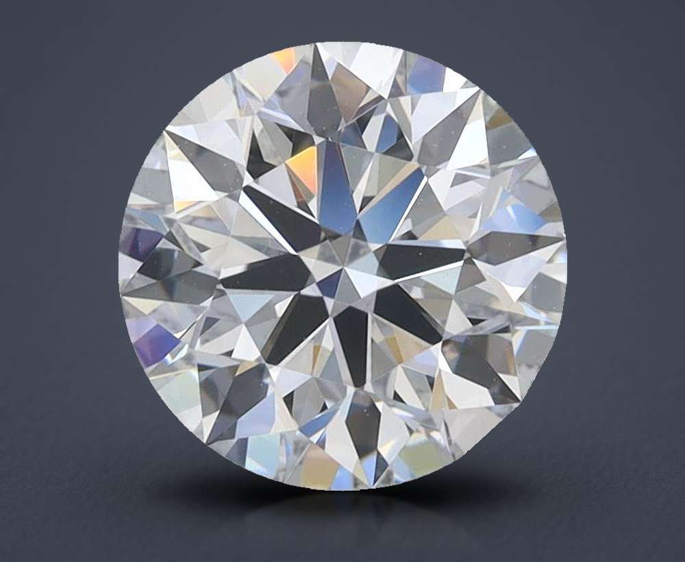 2.06ct F FL Rare Carat Ideal Cut Round Lab Grown Diamond