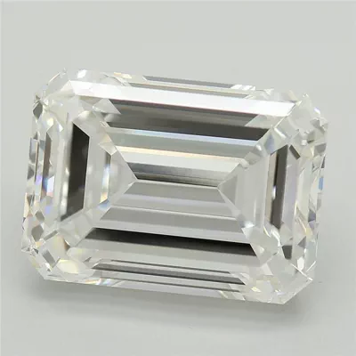 5.57ct D VVS2 Excellent Cut Emerald Lab Grown Diamond