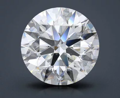 5.27ct I SI2 Rare Carat Ideal Cut Round Diamond