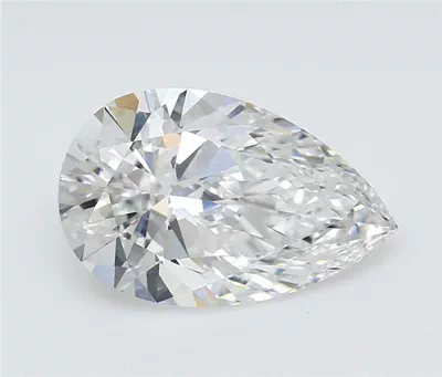 5.09ct E VVS2 Rare Carat Ideal Cut Pear Lab Grown Diamond