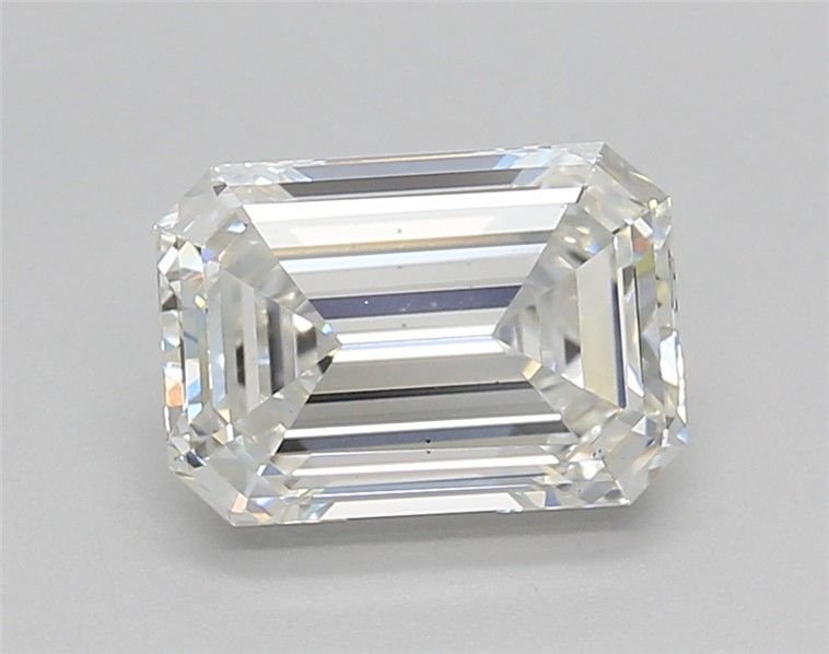 2.02ct F VS1 Rare Carat Ideal Cut Emerald Lab Grown Diamond