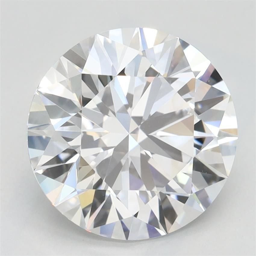 2.67ct D VVS1 Rare Carat Ideal Cut Round Lab Grown Diamond