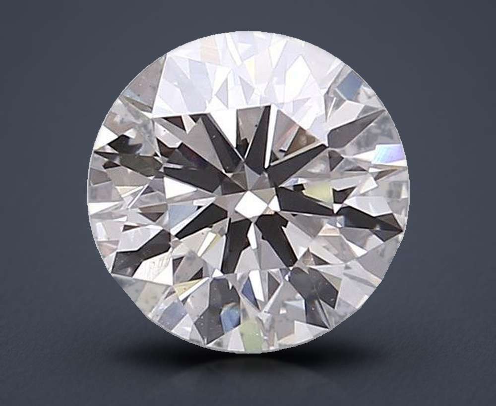 2.21ct H VS2 Rare Carat Ideal Cut Round Lab Grown Diamond