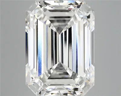 12.24ct F VS1 Rare Carat Ideal Cut Emerald Lab Grown Diamond