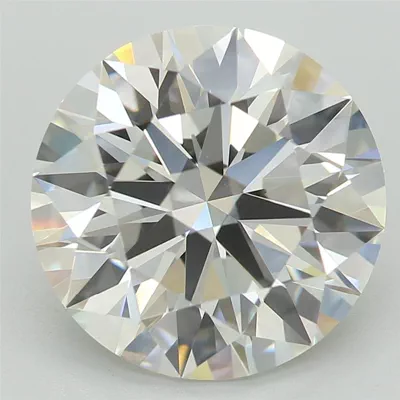 3.26ct G VVS2 Rare Carat Ideal Cut Round Lab Grown Diamond