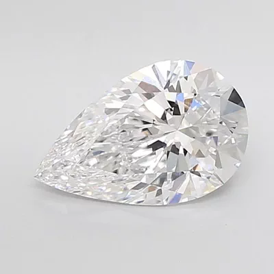 3.05ct D VS1 Rare Carat Ideal Cut Pear Lab Grown Diamond
