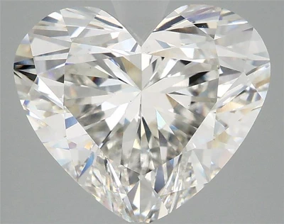 5.07ct F VS1 Rare Carat Ideal Cut Heart Lab Grown Diamond