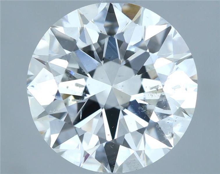 3.01ct H SI2 Rare Carat Ideal Cut Round Diamond