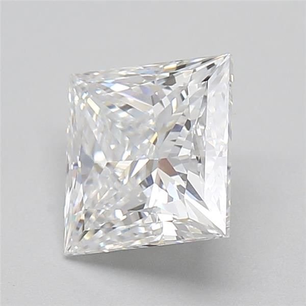 2.02ct D VVS2 Rare Carat Ideal Cut Princess Lab Grown Diamond