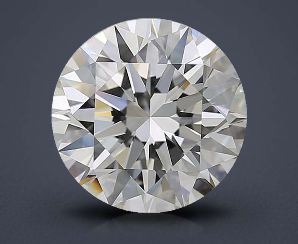 5.02ct H VS1 Rare Carat Ideal Cut Round Diamond