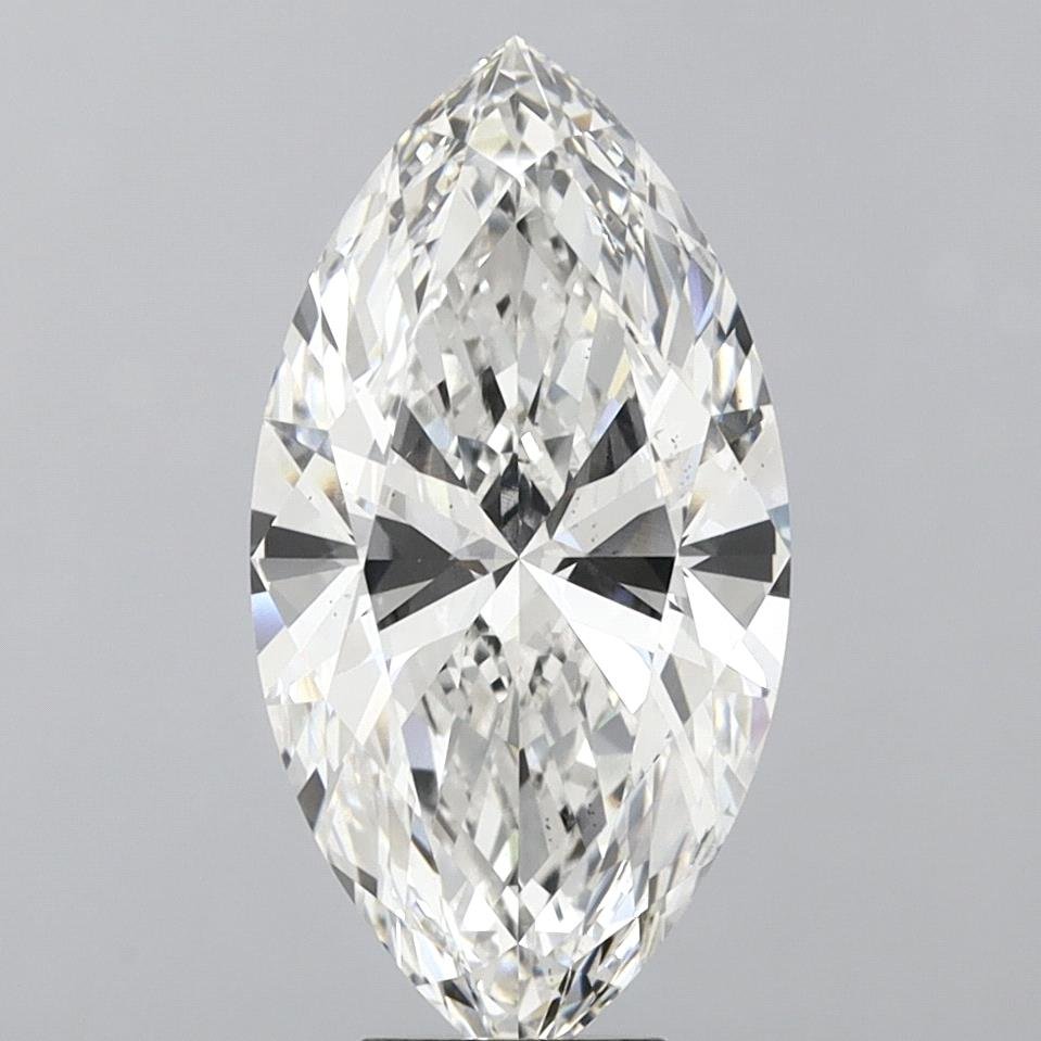 7.02ct F VS2 Rare Carat Ideal Cut Marquise Lab Grown Diamond