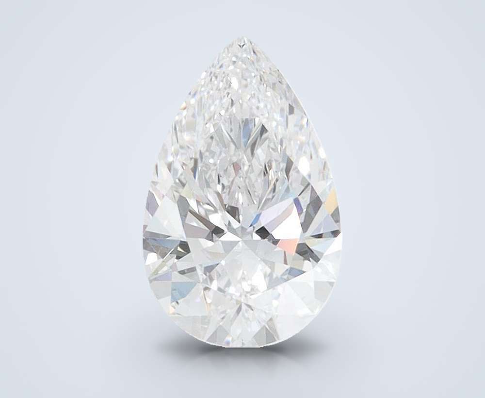 1.26ct D VVS1 Rare Carat Ideal Cut Pear Lab Grown Diamond