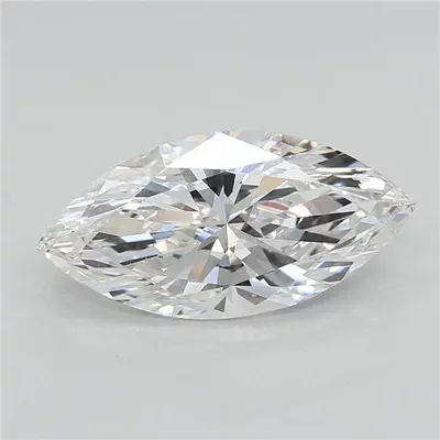 3.00ct E VVS2 Rare Carat Ideal Cut Marquise Lab Grown Diamond