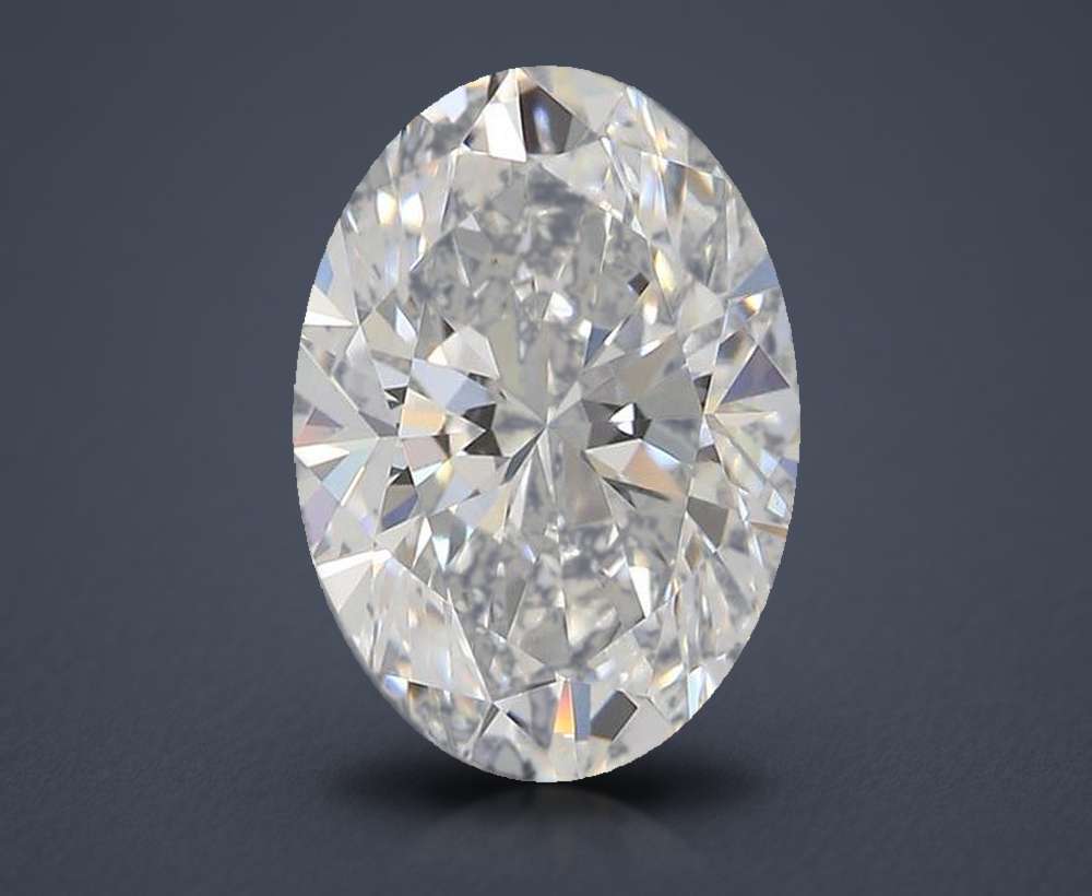 1.53ct D VVS2 Rare Carat Ideal Cut Oval Lab Grown Diamond