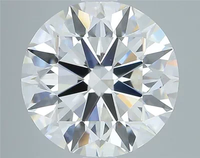 3.01ct G VS2 Rare Carat Ideal Cut Round Diamond
