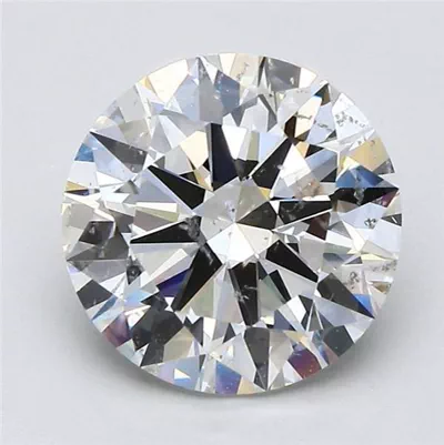 2.90ct I SI2 Rare Carat Ideal Cut Round Diamond