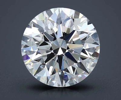 3.03ct F VS2 Rare Carat Ideal Cut Round Lab Grown Diamond
