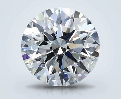 3.03ct F VS2 Rare Carat Ideal Cut Round Lab Grown Diamond