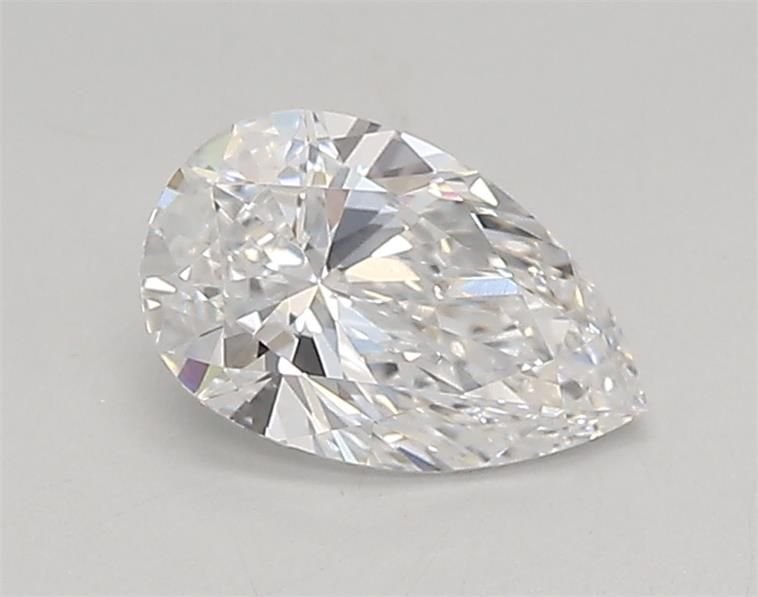 0.64ct D VVS2 Rare Carat Ideal Cut Pear Lab Grown Diamond