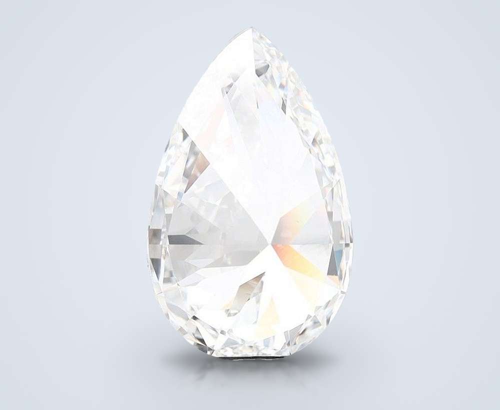 10.02ct F VS1 Rare Carat Ideal Cut Pear Lab Grown Diamond
