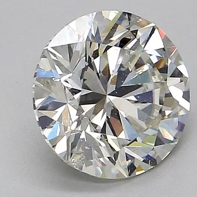 2.18ct I SI1 Rare Carat Ideal Cut Round Diamond