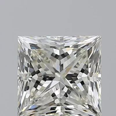 3.01ct K VS1 Rare Carat Ideal Cut Princess Diamond