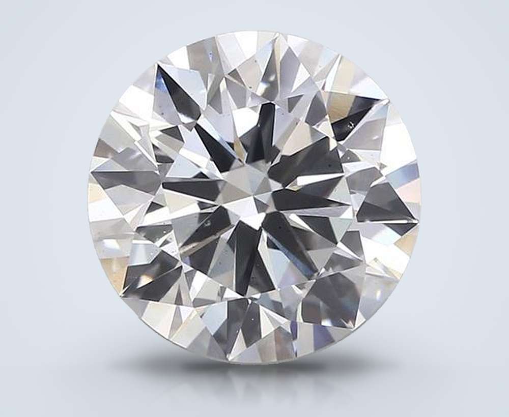 9.06ct G VS2 Rare Carat Ideal Cut Round Lab Grown Diamond