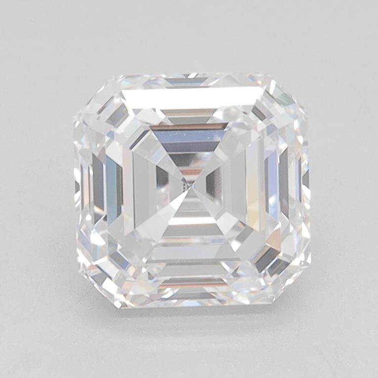 1.51ct D VS1 Rare Carat Ideal Cut Asscher Lab Grown Diamond