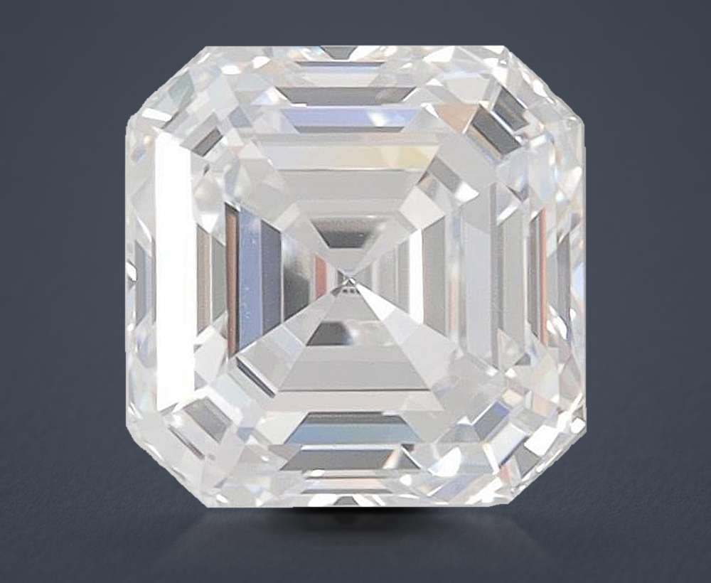 1.51ct D VS1 Rare Carat Ideal Cut Asscher Lab Grown Diamond