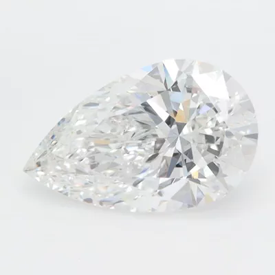 2.03ct E VS1 Rare Carat Ideal Cut Pear Lab Grown Diamond