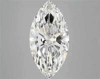 5.10ct F VS2 Rare Carat Ideal Cut Marquise Lab Grown Diamond
