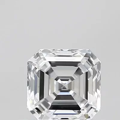 0.53ct D VS1 Rare Carat Ideal Cut Asscher Lab Grown Diamond