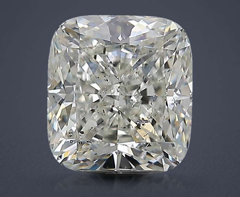 2.21ct H SI2 Very Good Cut Cushion Diamond