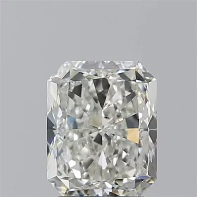 3.01ct I SI1 Rare Carat Ideal Cut Radiant Diamond