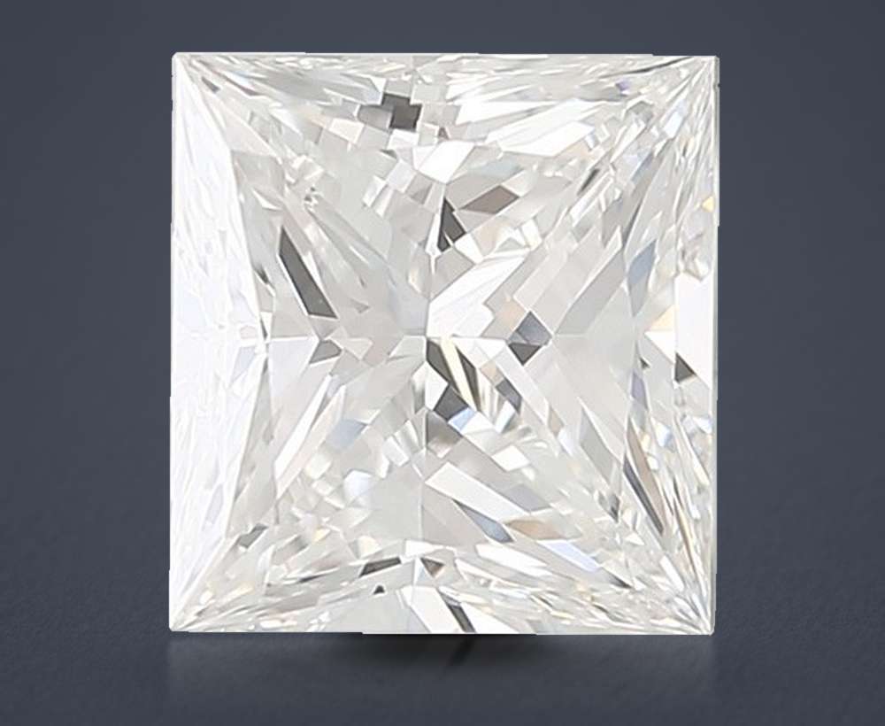 1.00ct D VS1 Rare Carat Ideal Cut Princess Lab Grown Diamond