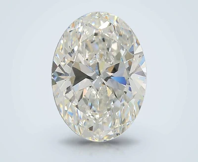 3.58ct F VS1 Rare Carat Ideal Cut Oval Lab Grown Diamond