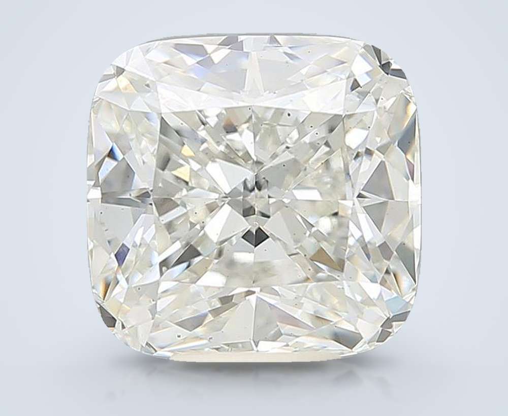 7.44ct H VS2 Rare Carat Ideal Cut Cushion Lab Grown Diamond