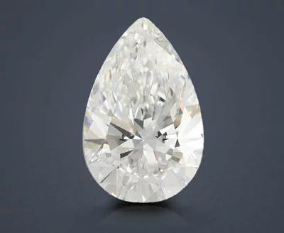 7.53ct F VVS2 Rare Carat Ideal Cut Pear Lab Grown Diamond