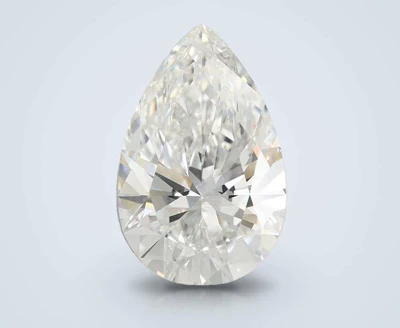 7.53ct F VVS2 Rare Carat Ideal Cut Pear Lab Grown Diamond
