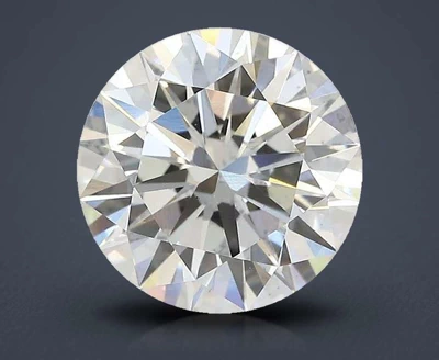 3.06ct G VS1 Rare Carat Ideal Cut Round Lab Grown Diamond