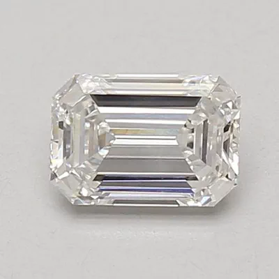 0.84ct E VVS2 Rare Carat Ideal Cut Emerald Lab Grown Diamond