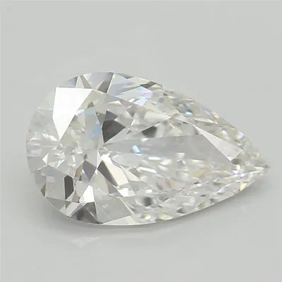 1.32ct D VVS2 Very Good Cut Pear Lab Grown Diamond