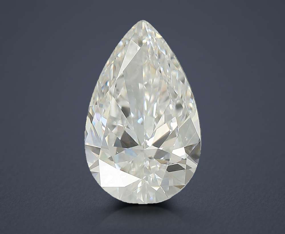 1.32ct D VVS2 Very Good Cut Pear Lab Grown Diamond