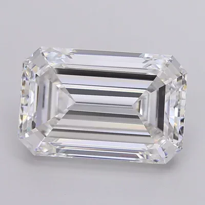 8.08ct E VS1 Rare Carat Ideal Cut Emerald Lab Grown Diamond