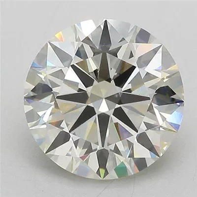 3.22ct J VS1 Rare Carat Ideal Cut Round Lab Grown Diamond